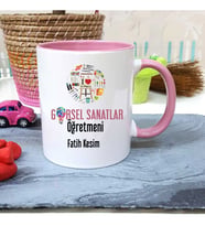 Görsel Sanatlar Öğretmenine Özel Öğretmenler Günü Hediyesi Kişiye Özel Kupa Bard