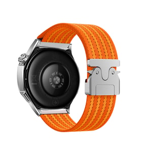 Redmi Watch 5 Active/Lite Kordon Kelebek Klipsli Naylon Kumaş Hasır Örgülü 133 (Turuncu)