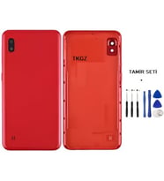 Samsung Galaxy A10 - SM-A105F FULL Kasa Arka Kapak Takım KIRMIZI - TAMİR SETİ