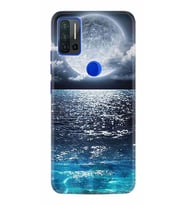 Reeder P13 Blue Max Pro Kılıf Desenli Silikon Great Moon 1301