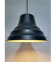RİOLİGHT RETRO SİYAH İÇİ GOLD TEKLİ METAL SARKIT ÇAP: 27CM