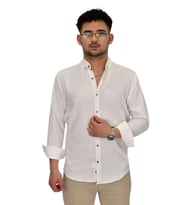 Erkek Spor Silim Fit Uzun Kol Gömlek G5019 BGL-ST04493 (Ekru)