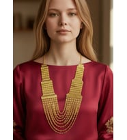 22K Altın Kaplama Urfa Akıtması Madonna Kolye - 2622ko03 (Gold)