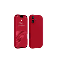 Newface Apple iPhone 16 Plus Kılıf First Silikon - Kırmızı