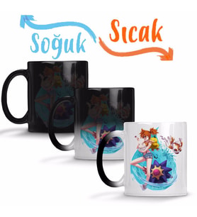 Ocean Heart Sihirli Kupa Bardak Porselen