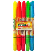 Dong A Memo Liner Stick Jel Fosforlu Kalem 5li Set