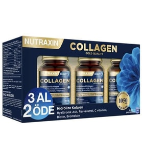 Nutraxin Beauty Gold Collagen 30 Tablet - 3 Al 2 Öde