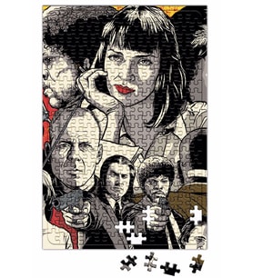 Pulp Fiction Illüstrasyon Puzzle 240 Parça Yapboz