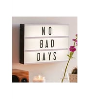 A6 LED Message Light Box 96 Karakter Dekoratif Led Işıklı Mesaj Panosu, Sinematik Mesaj Panosu, Masaüstü ve Duvara Montaj