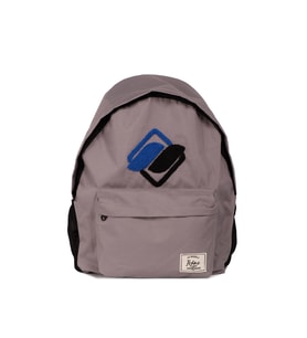 Icone Önü Nakışlı, Laptop Bölmeli Unisex Sırt Çantası, Okul Çantası, Back to School (Gri)