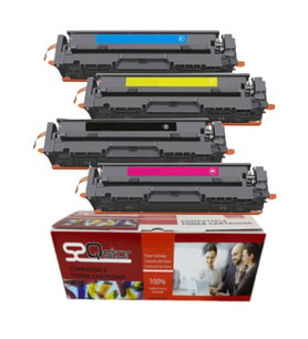 CANON CRG 075 ÇİPLİ MUADİL TONER SET crg-075 crg075 LBP646 LBP647 MF664 MF667 (Çok Renkli)