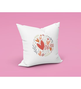 Aşk Love Sevgili Tasarımlı Yastık