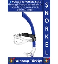 #Şnorkel Konforlu Yüksek Şeffaf Görüş Havuz Deniz Yüzme Eğitim Ayarlanabilir Önden Dalış Şnorkeli