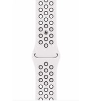 Pazariz Apple Watch Uyumlu 42-44-45 Mm  Bileklik Spor Band Kordon  Beyaz Siyah (Sarı)