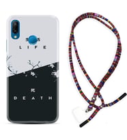 Huawei P20 Lite Mate 10 20 Lite Pro P40 Lite KılıfBoyun Asklı Rasta Silikon Life and Death 1339
