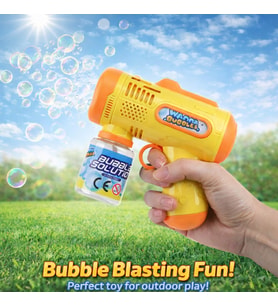 Wanna Bubbles Pilli Köpük Tabancası (Sarı)