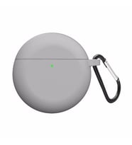 Microsonic Huawei FreeBuds 4 Mat Silikon Kılıf Gri
