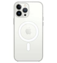 Newface Apple iPhone 14 Pro Max Kılıf Magneticsafe Şeffaf Silikon - Şeffaf