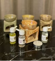Buhurdanlık Şömine & Buhur Koku Mum Set