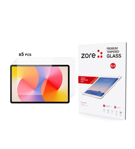 Huawei Mate UyumluPad SE 11 Uyumlu Zore 5in1 Tablet Temperli Cam Ekran Koruyucu (Renksiz)
