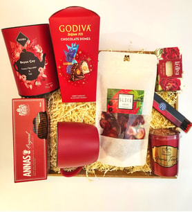 Lilys Box Kırmızılı Sana Yandı Canım Hediye Kutusu