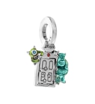 Sevimli Canavarlar Kapısı Charm  925 Ayar Gümüş