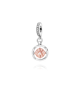 Fubena Rose Pusula Sallantılı Charm