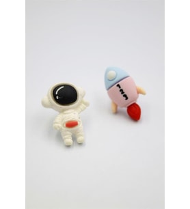 Northcity Astronot Hamur Küpe - ÇOK RENKLİ