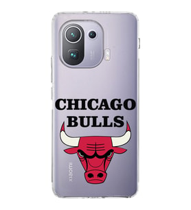 Xiaomi  Mi 11 Pro  Kamera Korumalı Kapak Chicago Bulls Tasarımlı Şeffaf  Kılıf