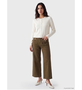 LC WAIKIKI Kahverengi Culotte Fit Kadın Jean Pantolon