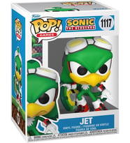 Funko Pop! Games: Sonic - Jet The Hawk With Board - Sonic The Hedgehog - Koleksiyon Vinil Figür - He (Krem)