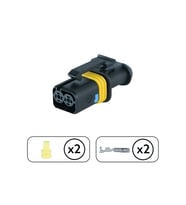 Universal Sinyal Soketi 2 Pin Kablosuz