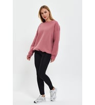 Gül Kurusu Sweatshirt, Oversize Sweatshirt, Kadın Sweatshirt