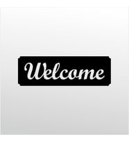 Folyo Sticker Hoşgeldiniz 90 cm uzunluk (Karışık)