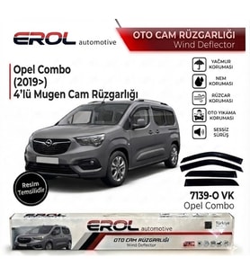 OPEL COMBO (2019>) 4'LÜ MUGEN CAM RÜZGARLIĞI