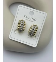 Xuping Gold Mix Tasarım Küpe - 25-xpkp130
