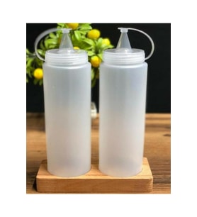 Yayke 2 Adet Yağlık Sirkelik Sos Şişesi Kapaklı 700 Ml