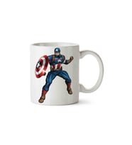 Captain America Super Hero Porselen Kupa Bardak