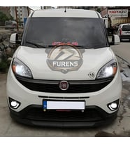 Fiat Doblo 4 2015-2023 Uyumlu H lip Esnek Ön Lip 2 Parça Karlık Ön Ek Tampon Altı Dil