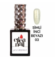 ELLEA NAİL SALON BOY 15 ML UV LED SİMLİ KALICI OJE PEARLY WHITE 03