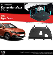 S-Dizayn Fiat Egea Cross Çelik Karter Muhafaza Koruma 2020 Üzeri A+ Kalite