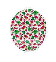 Karpuz Desenli Bilek Destekli Kaymaz Buruşmaz Kırılmaz Mouse Pad (Çok Renkli)