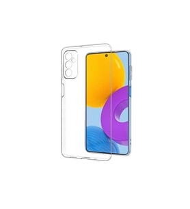 Pilelistore   Samsung Galaxy M52 5G Kılıf Deluxe 2mm Şeffaf Silikon - Şeffaf