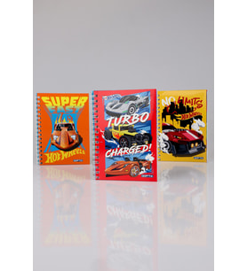 YENİ SEZON LİSANSLI HOT WHEELS SPIRALLI A6 ÇİZGİLİ NOT DEFTERİ / BLOKNOT