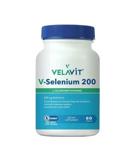 Velavit V-Selenium 200 MCG 60 Tablet
