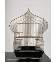 NetX Kafes 40x23x52 cm H1105A-P Damla Pirinç Kanarya Muhabbet Kuşu için
