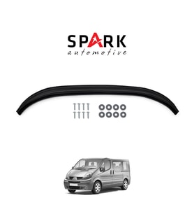 Renault Trafic 2001-2014 Yıl Aralığı Uyumlu Ön Tampon Lip Siyah