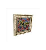 Kelebek Baskılı Taş Tablo 25X25