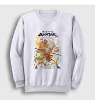 Presmono Unisex Beyaz Promise Anime Avatar The Last Airbender Sweatshirt 262541tt