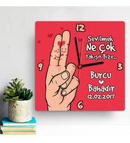 Böyle Çok Güzeliz Kare Duvar Saati